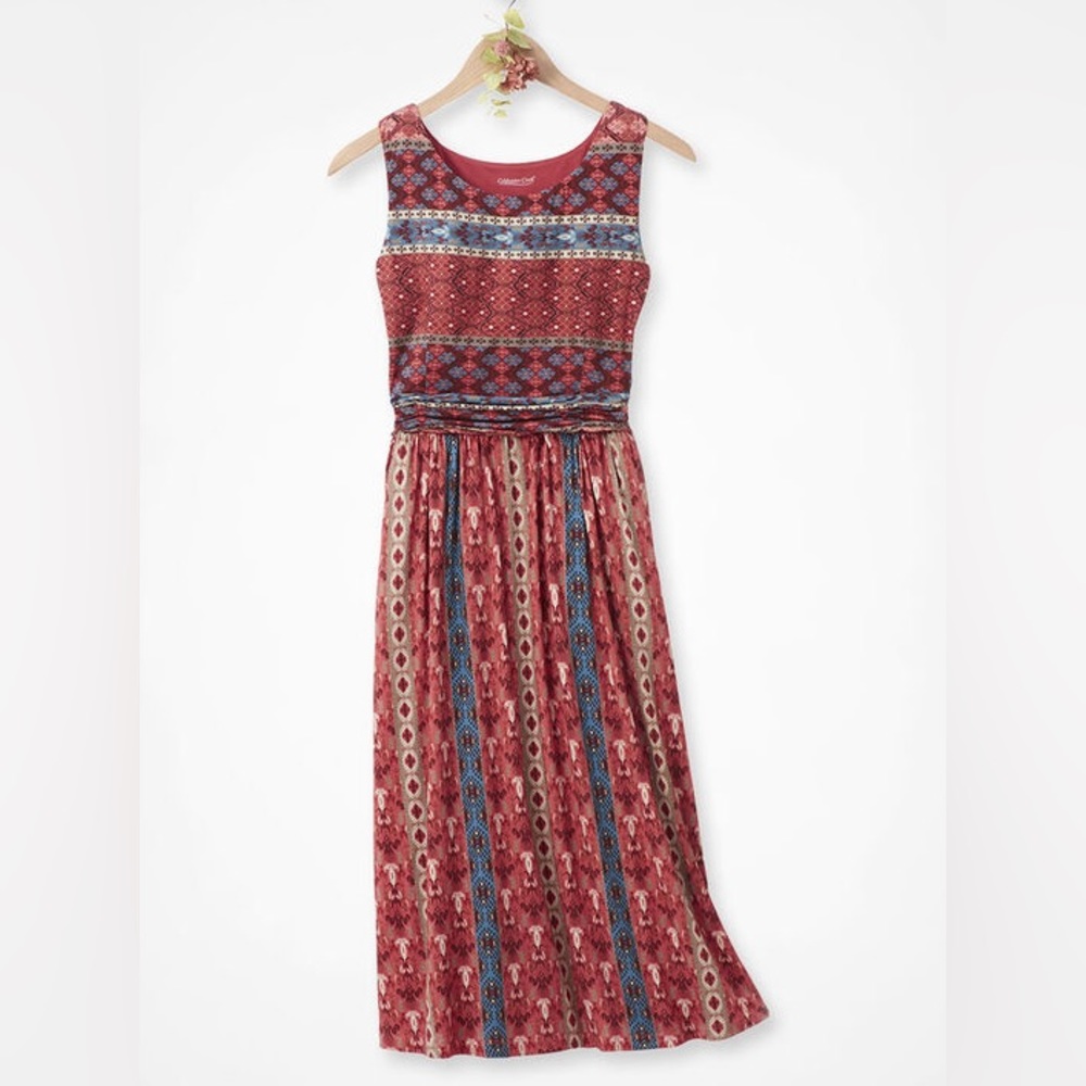 NWOT Coldwater Creek Two-Way Stripe Knit Dress, size L, Style #21526